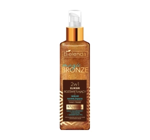 Bielenda Magic Bronze eliksir rozświetlający + serum nawilżające 2w1 150 ml