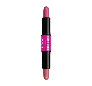 NYX Professional Makeup Wonder Stick dwustronny róż do policzków 01 Light Peach + Baby Pink 2 x 4 g