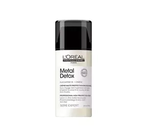 L'Oréal Professionnel Serie Expert Metal Detox ochronny krem zapobiegający puszeniu się i łamliwości włosów 100 ml