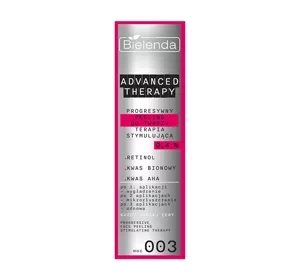 Bielenda Advanced Therapy progresywny peeling ognisty do twarzy Terapia Stymulująca 0,4% 30 ml