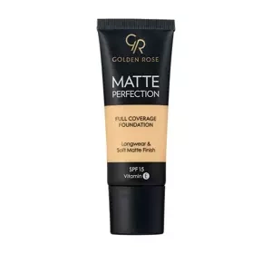 Golden Rose Matte Perfection SPF15 matujący podkład kryjący W2 35 ml