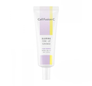 Cell Fusion C Bluring Tone-Up Sun Base SPF50+/PA++++ wygładzająca baza pod makijaż dla cer problematycznych 40 ml