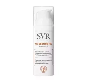 SVR AK Secure DM Protect Fluid z bardzo wysoką ochroną przeciwsłoneczną SPF50+ 50 ml