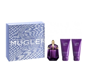 Mugler Alien woda perfumowana spray 30 ml + balsam do ciała 50 ml + żel pod prysznic 50 ml