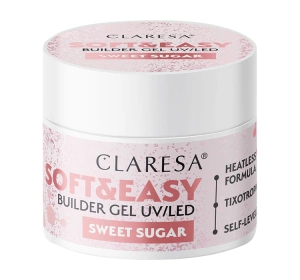 Claresa Soft & Easy żel budujący Sweet Sugar 90 g