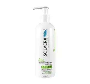 Solverx Acne Skin żel do mycia i demakijażu twarzy i oczu 200 ml
