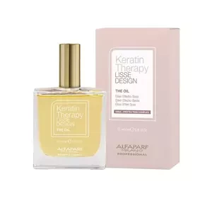 Alfaparf Milano Keratin Therapy Lisse Design The Oil wygładzający olejek do włosów 50 ml