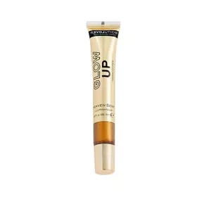 Makeup Revolution Glow Up liquid highlighter płynny rozświetlacz do twarzy Heaven Sent 8ml