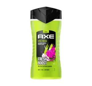 Axe Fresh Boost żel pod prysznic dla mężczyzn 3w1 400 ml