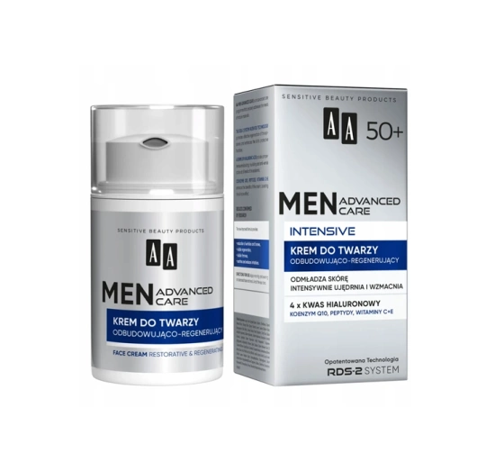 AA Men Advanced Care Intensive 50+ odbudowujący krem do twarzy 50ml