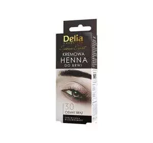 Delia Cosmetics Henna do brwi w kremie 3.0 Ciemny Brąz