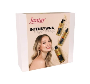 Farmona Jantar Intensywna Regeneracja zestaw do włosów szampon 300 ml + odżywka 100 ml + mgiełka 200 ml