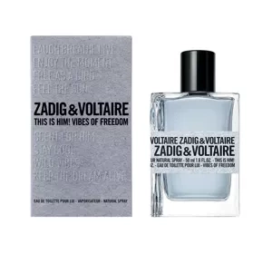 Zadig & Voltaire This Is Him! Vibes of Freedom woda toaletowa spray 100 ml