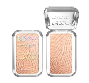 NYX Professional Makeup Buttermelt rozświetlacz do twarzy w kompakcie 10 Glaze It Butta 5 g