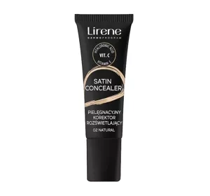 Lirene Satin Concealer pielęgnacyjny korektor rozświetlający 02 Natural 10 ml