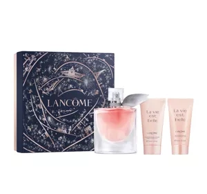Lancôme La Vie Est Belle woda perfumowana spray 50 ml + żel pod prysznic 50 ml + balsam do ciała 50 ml