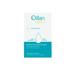 Oillan Derm+ mydło do mycia twarzy i ciała 100 g