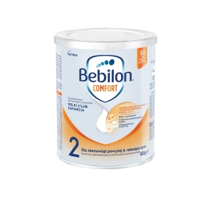 Bebilon Comfort 2 dla niemowląt w przypadku kolek i zaparć, powyżej 6 miesiąca 400 g