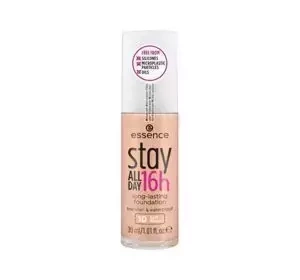 Essence Stay All Day 16 H wodoodporny wegański podkład do twarzy 10 Soft Beige 30 ml