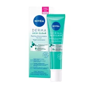 NIVEA Derma Skin Clear peeling złuszczający na noc 40ml