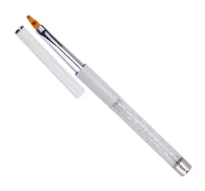 PĘDZELEK SKŁADANY Z CYRKONIAMI DO OMBRE ROZMIAR 4