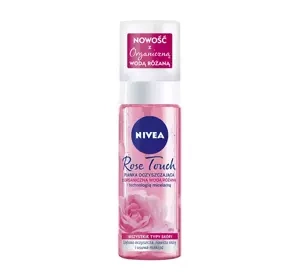 NIVEA Rose Touch pianka oczyszczająca z organiczną wodą różaną 150ml