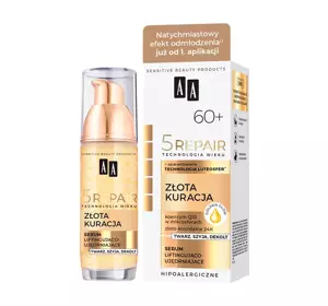 AA 5 REPAIR 60+ ZŁOTA KURACJA SERUM LIFTINGUJĄCO-UJĘDRNIAJĄCE DO TWARZY, SZYI I DEKOLTU 35ML