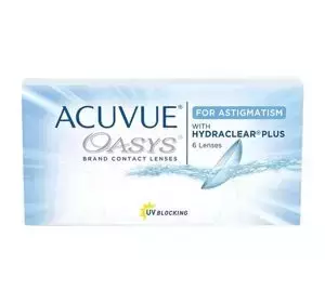 ACUVUE OASYS FOR ASTIGMATISM 6 SZTUK /8.6/+0.00/-1.25/180