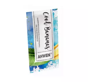 ANWEN COOL BANANAS BANANOWA MASKA OCHŁADZAJĄCA KOLOR DO WŁOSÓW BRĄZ 10ML TRAVEL SIZE