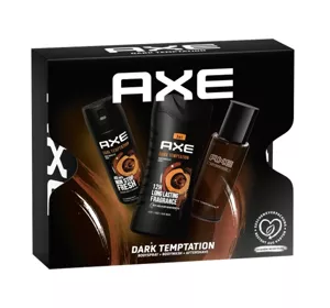 AXE DARK TEMPTATION ZESTAW PREZENTOWY DLA MĘŻCZYZN ŻEL + DEZODORANT + WODA PO GOLENIU