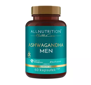 Allnutrition Health & Care Ashwagandha Men suplement diety 60 wege kapsułek