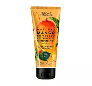 BARWA NATURALNA ODŻYWKA DO WŁOSÓW PUSZĄCYCH SIĘ I ZNISZCZONYCH MANGO 200ML