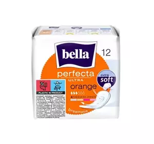 BELLA PERFECTA ULTRA ORANGE PODPASKI HIGIENICZNE BEZ SKRZYDEŁEK 12 SZTUK