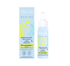 BIELENDA C MARINE CARE GŁĘBOKO NAWILŻAJĄCO-ROZŚWIETLAJĄCE SERUM GLOW-BOOSTER NA NOC 30ML