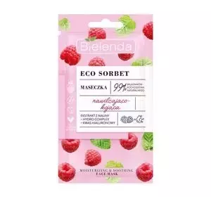 BIELENDA ECO SORBET MALINA MASECZKA DO TWARZY 8G