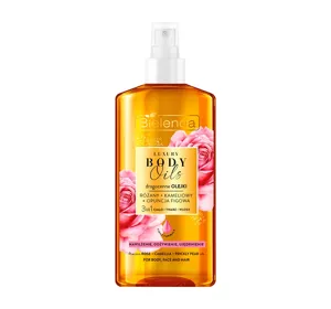 BIELENDA LUXURY BODY OILS DROGOCENNY OLEJEK 3W1 RÓŻANY, KAMELIOWY, OPUNCJA FIGOWA 150ML