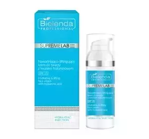 BIELENDA PROFESSIONAL SUPREMELAB HYDRA-HYAL2 HIALURONOWY KREM DO TWARZY SPF15 50ML