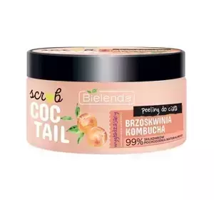 BIELENDA SCRUB COCTAIL WYGŁADZAJĄCY PEELING DO CIAŁA BRZOSKWINIA I KOMBUCHA 350G