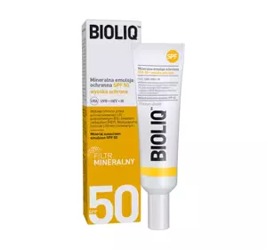 BIOLIQ MINERALNA EMULSJA OCHRONNA SPF 50 WODOODPORNA 30ML