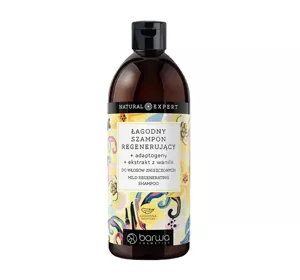 Barwa Natural Expert regenerujący szampon do włosów zniszczonych 480ml