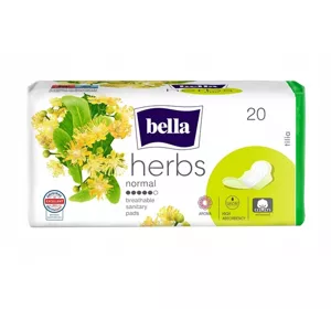 Bella Herbs podpaski higieniczne ze skrzydełkami Tilia 20 sztuk