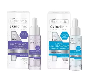 Bielenda Skin Clinic Professional zestaw serum normalizująco-wygładzające + serum nawilżająco-kojące