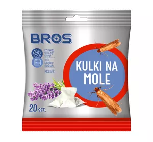 Bros kulki na mole odzieżowe lawenda 20 sztuk