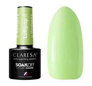 CLARESA SOAK OFF LAKIER HYBRYDOWY LOLLIPOP 8 5ML