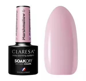 CLARESA SOAK OFF LAKIER HYBRYDOWY MARSHMALLOW 6 5ML