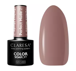 CLARESA SOAK OFF LAKIER HYBRYDOWY PERFECT NUDE 2 5G