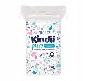 CLEANIC KINDII PURE BAWEŁNIANE PŁATKI DLA NIEMOWLĄT 60 SZTUK