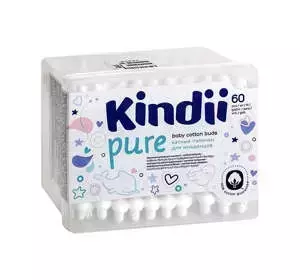 CLEANIC KINDII PURE PATYCZKI HIGIENICZNE DLA NIEMOWLĄT I DZIECI 60 SZTUK