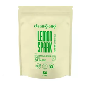 Cleangang Lemon Spark All in One 12w1 kapsułki do zmywarki 30 sztuk