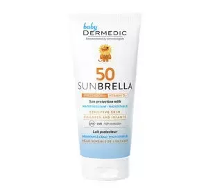 DERMEDIC BABY SUNBRELLA MLECZKO OCHRONNE SPF50 DLA DZIECI I NIEMOWLĄT OD 1 MIESIĄCA ŻYCIA 100G